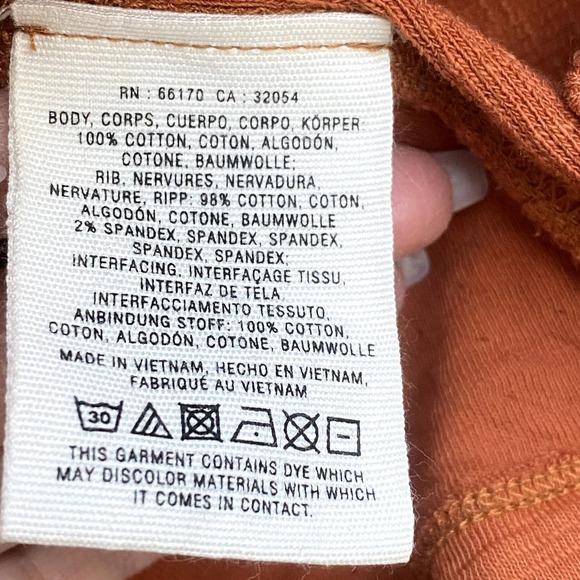 Saturday Sunday Women's Long Sleeve Snap Closure Orange Jacket Size Small - Picture 4 of 7